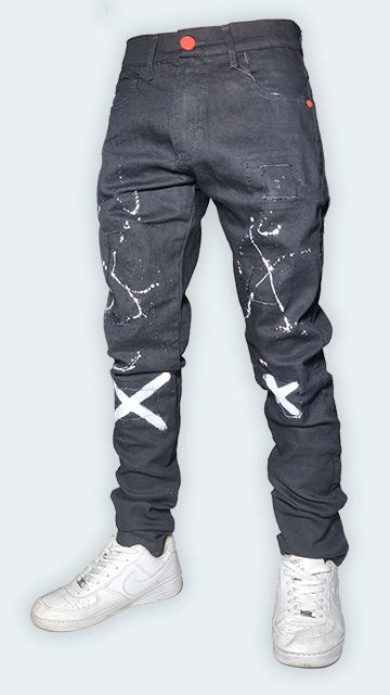 Calça Masculina - balao Sarja - calça larga